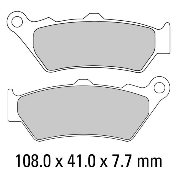 FERODO BRAKE DISC PAD SET - FDB2006 P PLATINUM COMPOUND