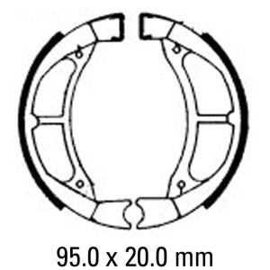 FERODO BRAKE SHOE SET – FSB764