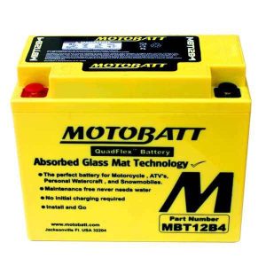 MOTOBATT MBT12B-4 YT12BBS BATTERY