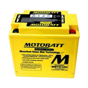 MOTOBATT MBTX12U YTX12BS BATTERY