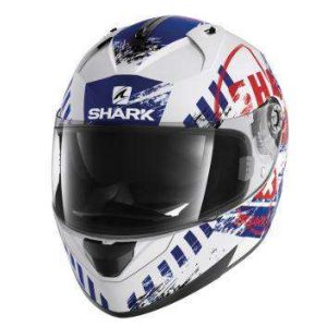 Shark Ridill Skyd – White / Black / Red Helmet