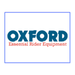 Logo displaying "OXFORD" in bold blue letters with "Essential Rider Equipment" in smaller red letters beneath, all framed in a simple blue border.