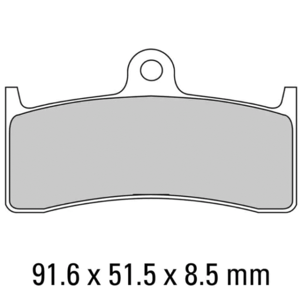 FERODO BRAKE DISC PAD SET - FDB2036 ST