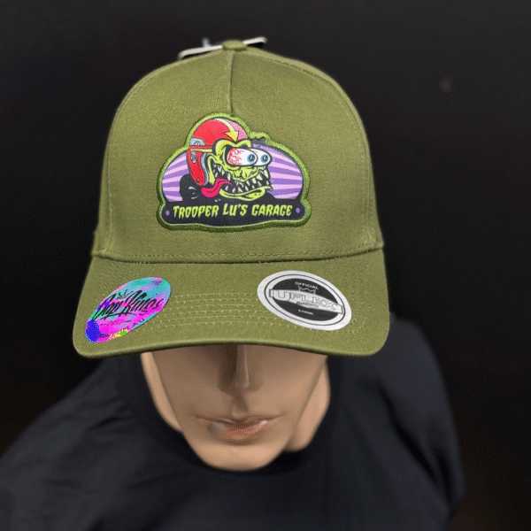 TROOPER LU'S GARAGE RETRO LOGO CAP - GREEN