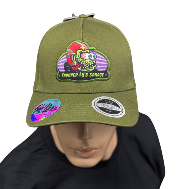 TROOPER LU'S GARAGE RETRO LOGO CAP - GREEN