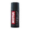 A black spray can labeled "MOTUL C3 Chain Lube Off-Road - 150ml," ideal for maintaining smooth and reliable bike performance.