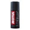 A can of MOTUL Chain Lube Road Aerosol 150 ml, expertly crafted by MOTUL for lubricating and protecting motorcycle chains.