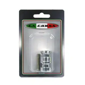 LA CORSA REAR STAND PICK UP KNOB – SILVER – 6MM