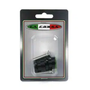 LA CORSA REAR STAND PICK UP KNOBS – BLACK – 8MM