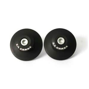 LA CORSA REAR STAND PICK UP KNOB CURVED SWINGARM – BLACK – 6MM