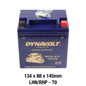 DYNAVOLT NANO GEL BATTERY MG10L-A2-C, AGM, 12V 10AH