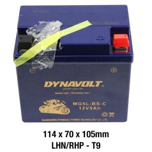 DYNAVOLT NANO GEL BATTERY MG5L-BS-C AGM12V 5AH