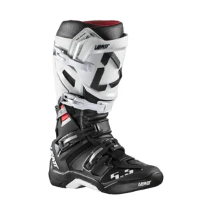 LEATT 5.5 FLEXLOCK BOOT WHITE/BLACK