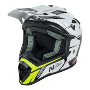 NITRO MX760 WHITE/GREY/FLURO GREEN