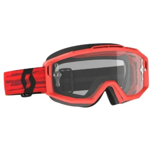 SCOTT SPLIT OTG GOGGLE DARK RED CLEAR WORKS