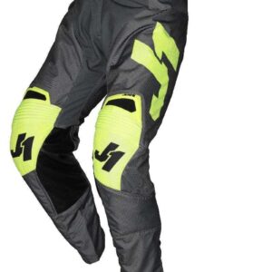 JUST1 RACING J-FORCE TERRA DARK GREY/FLURO YELLOW PANTS