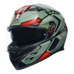 AGV K3 – DECEPT MATT BLACK/GREEN/RED