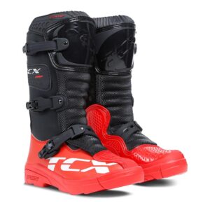 TCX COMP KID BOOTS BLACK/RED