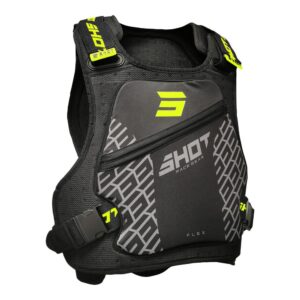 SHOT FLEX KID CHEST PROTECTOR BLACK/YELLOW