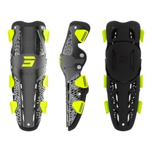 SHOT AIRFLOW ADULT KNEE/SHIN GUARDS BLACK/YELLOW