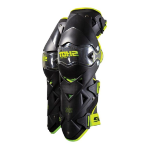 SHOT INTERCEPTOR ADULT KNEE GUARDS BLACK/NEON YELLOW