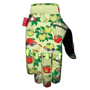 FIST STRAPPED GLOVE SHEENY APPLES