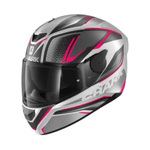 SHARK D-SKWAL 2 DAVEN SILVER BLACK VIOLET HELMET