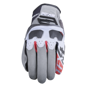 FIVE TFX-4 GLOVES – GREY/RED