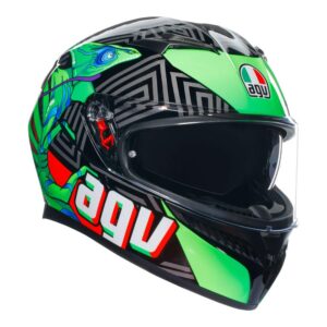 AGV K3 – KAMALEON BLACK/RED/GREEN