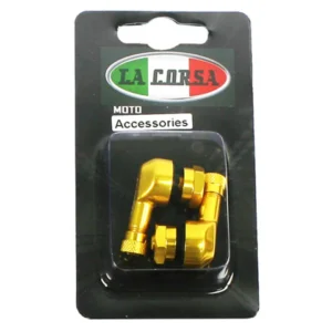 LA CORSA TUBESLESS VALVE STEM – GOLD – 8.3MM (PAIR)