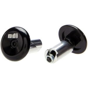 ODI ALUMINIUM BLACK HANDLEBAR END CAPS