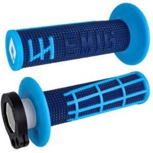 ODI MX V2 EMIG PRO LOCK ON GRIP  NAVY/CYAN 2T / 4T