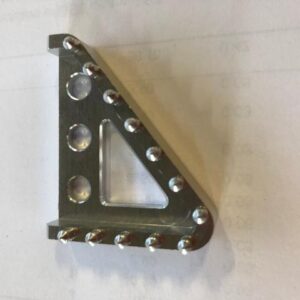 BETA BRAKE PEDAL TIP ADJUSTABLE SILVER