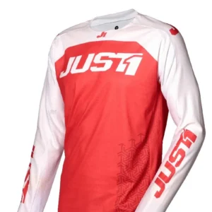 JUST1 J-FORCE MX JERSEY TERRA RD/WHT