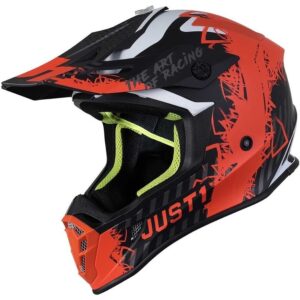 JUST1 J38 MASK ORANGE TITANIUM