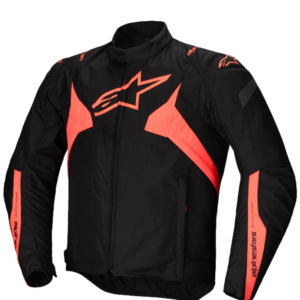 ALPINESTARS T JAWS V4 WP JACKET BLACK/RED FLURO