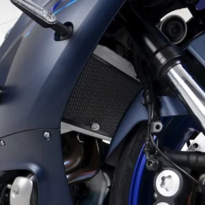 R&G RADIATOR GUARD BLACK YAMAHA  R7 ’22