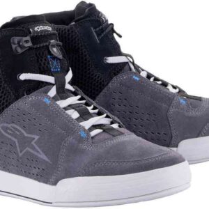 ALPINESTARS CHROME AIR RIDE SHOE BLACK/GREY/BLUE