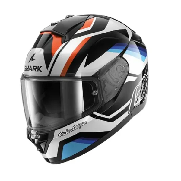 SHARK RIDILL 2 APEX HELMET - TROY LEE DESIGNS - BLACK/WHITE/BLUE