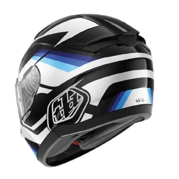 SHARK RIDILL 2 APEX HELMET - TROY LEE DESIGNS - BLACK/WHITE/BLUE - Image 3