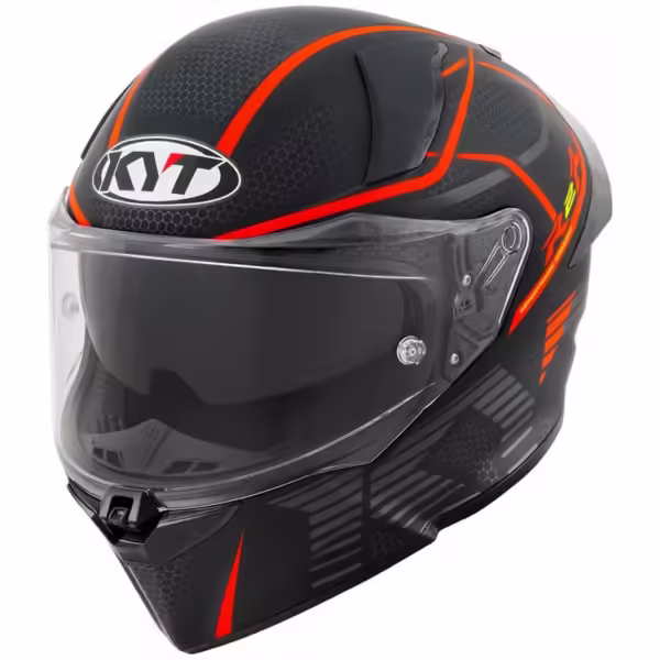 KYT R2R CONCEPT HELMET - MATTE BLACK/RED