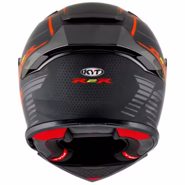 KYT R2R CONCEPT HELMET - MATTE BLACK/RED - Image 2