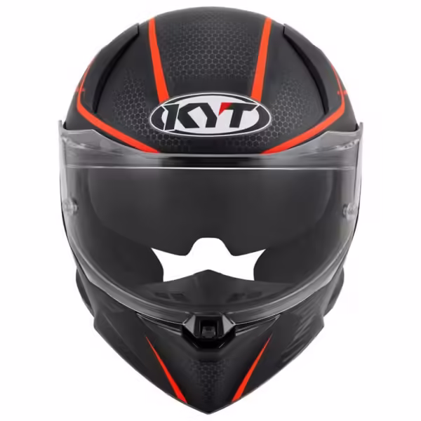 KYT R2R CONCEPT HELMET - MATTE BLACK/RED - Image 7