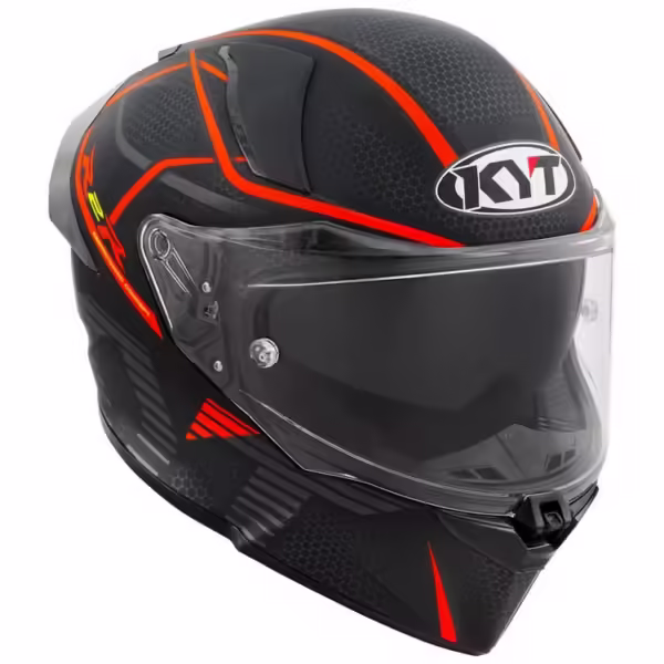 KYT R2R CONCEPT HELMET - MATTE BLACK/RED - Image 6