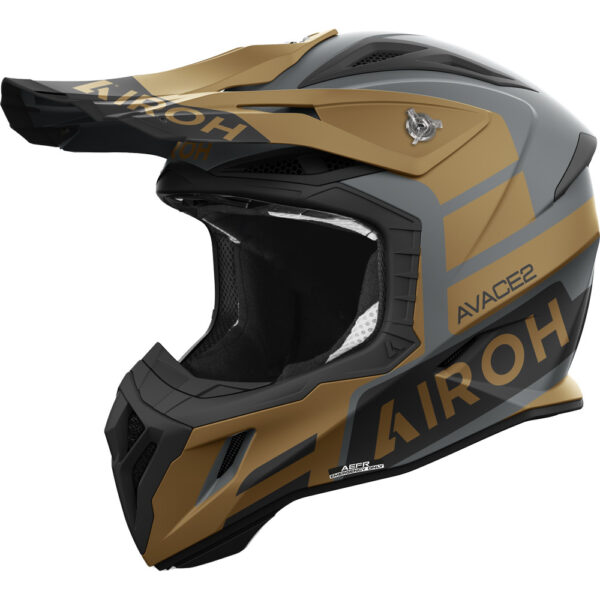 AIROH AVIATOR ACE 2 SAKE - MATTE GOLD HELMET