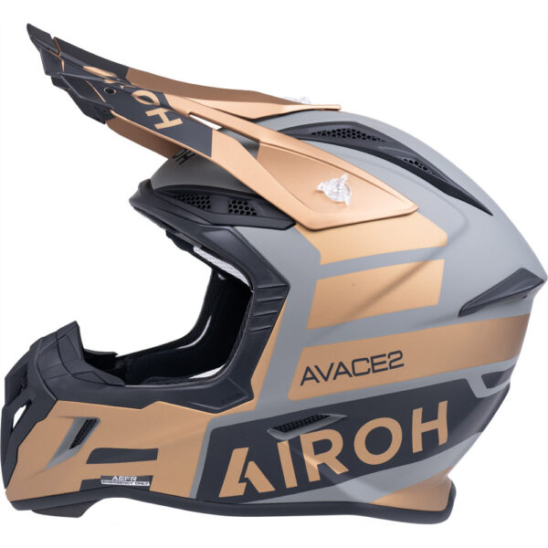 AIROH AVIATOR ACE 2 SAKE - MATTE GOLD HELMET - Image 4