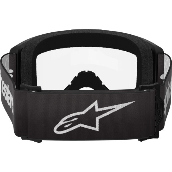 ALPINESTARS VISION3 WORDMARK - BLACK/CLEAR GOGGLES - Image 4