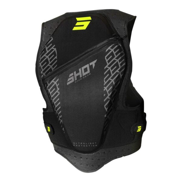 SHOT FLEX KID CHEST PROTECTOR - BLACK/YELLOW - Image 2