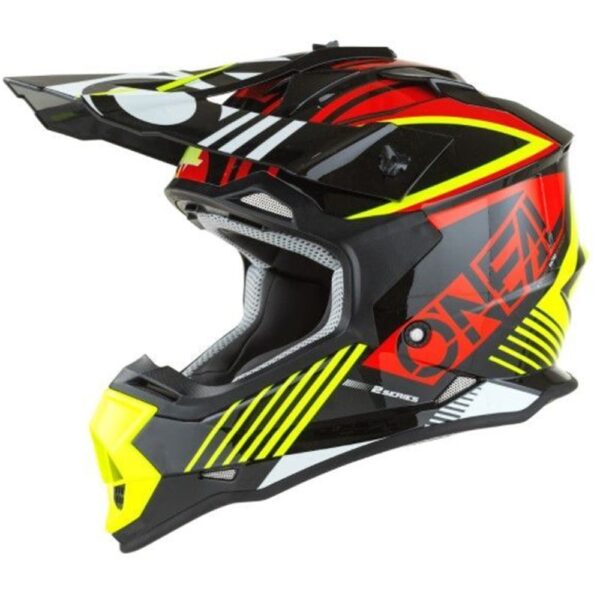 ONEAL 2SERIES YOUTH HELMET RUSH V.22 - RED/YELLOW
