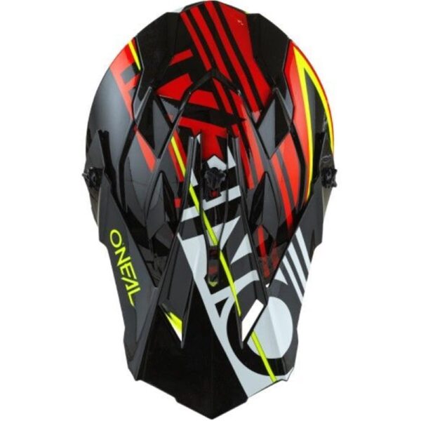 ONEAL 2SERIES YOUTH HELMET RUSH V.22 - RED/YELLOW - Image 3